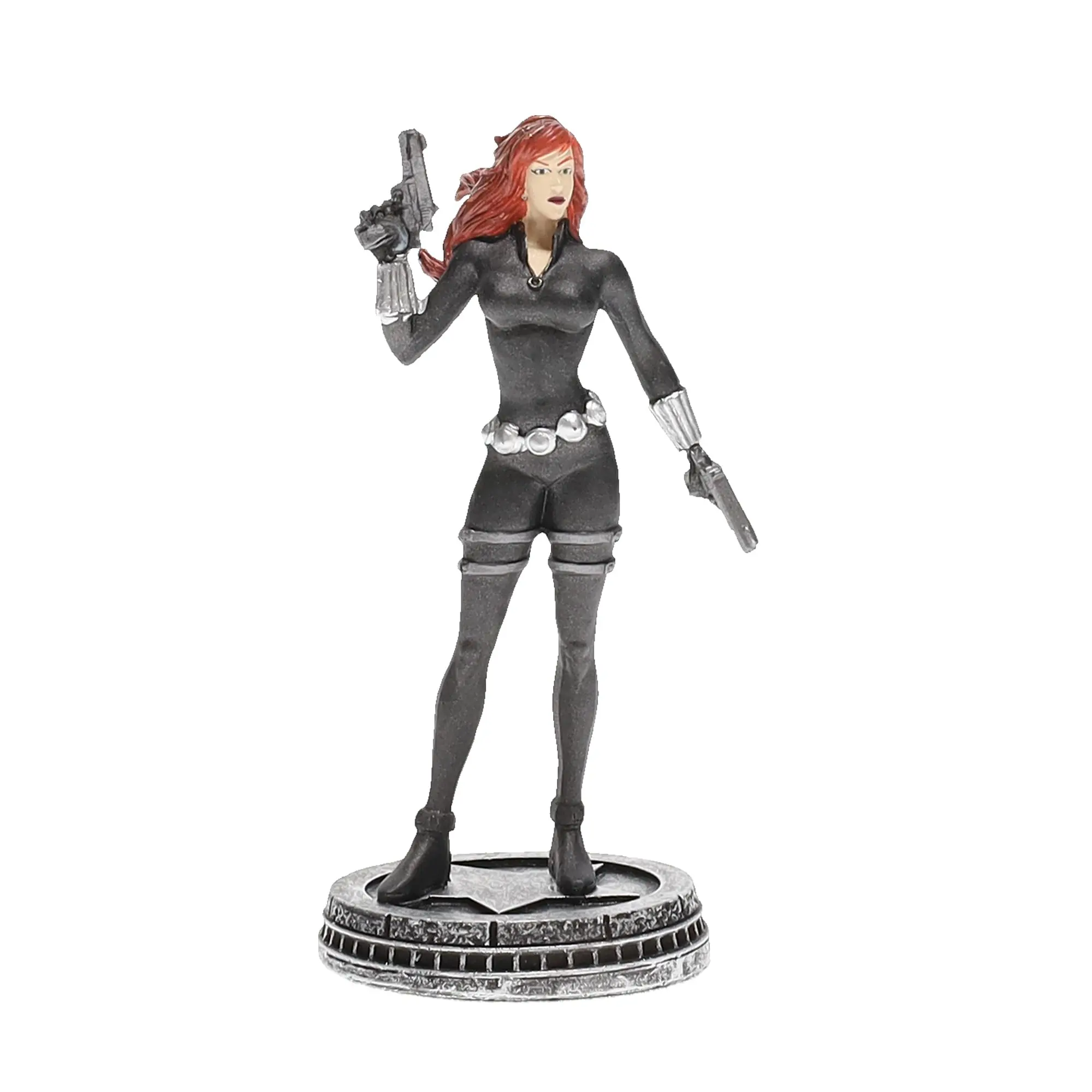 Marvel Chess Collection #25 Black Widow (Pawn) Figurine - Expert-Painted Metallized Resin Superheroes Collectible for Chess Lovers’ Unique Set