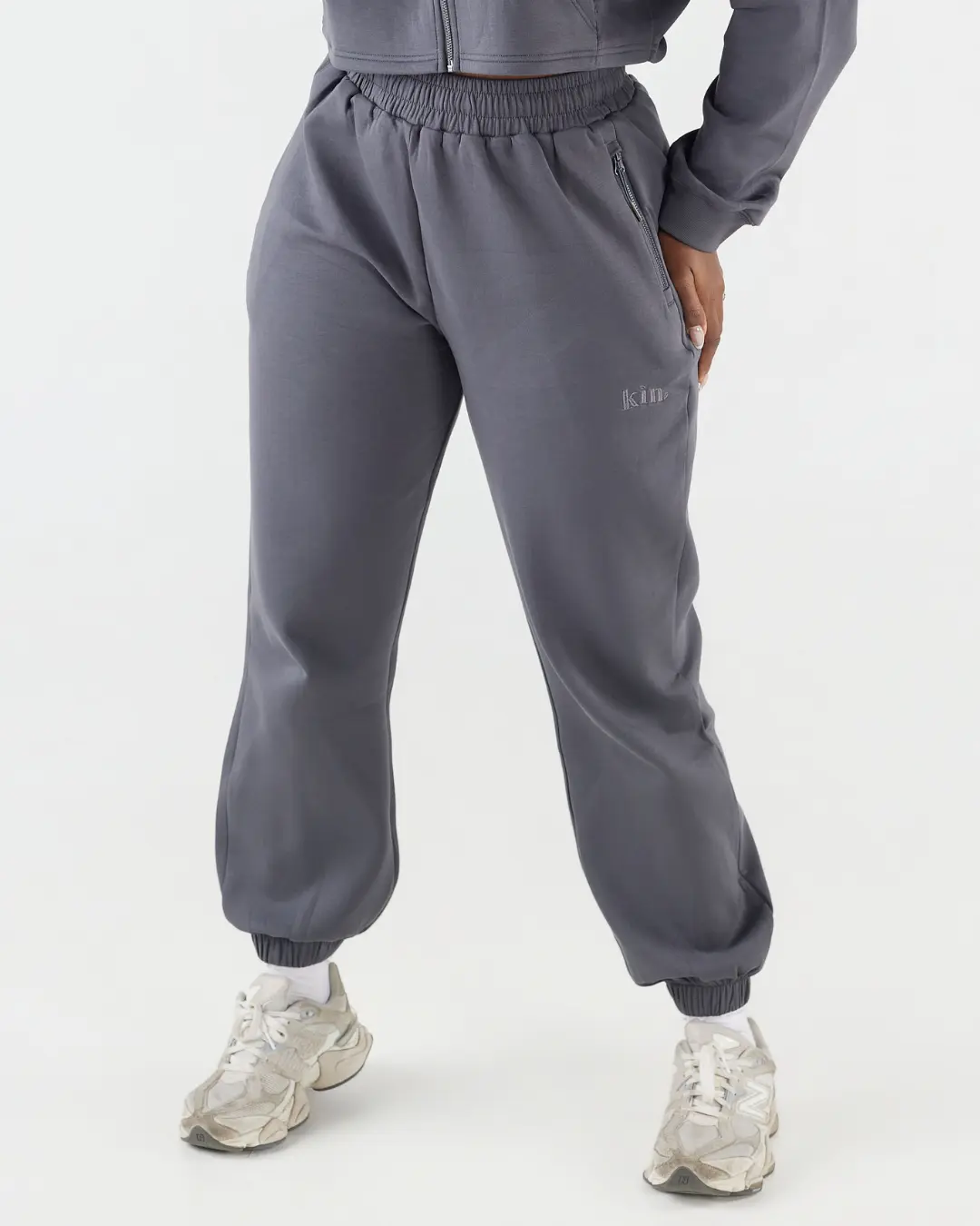 Charcoal Grey Travel Joggers