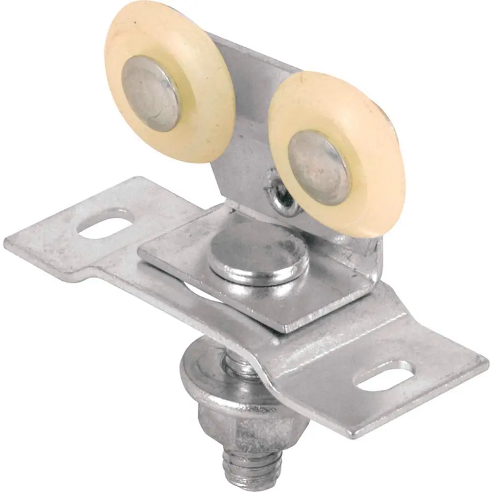 Prime-Line Products B2234189 Top Mount Pocket Door Roller Assembly - Pocket Door Top Roller, 0.88 in. Nylon Wheel, Adjustable Steel Bracket, Premium Material, Quick and Easy Installation, Multi-Color Hardware Component