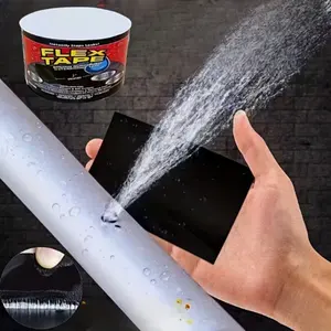 Durable Flexible Butyl Waterproof Sealant Tape, Maximum Water Resistance, Indoor and Outdoor Use, Ideal for Houses, Rvs, Roofs, Pipes, Pools
