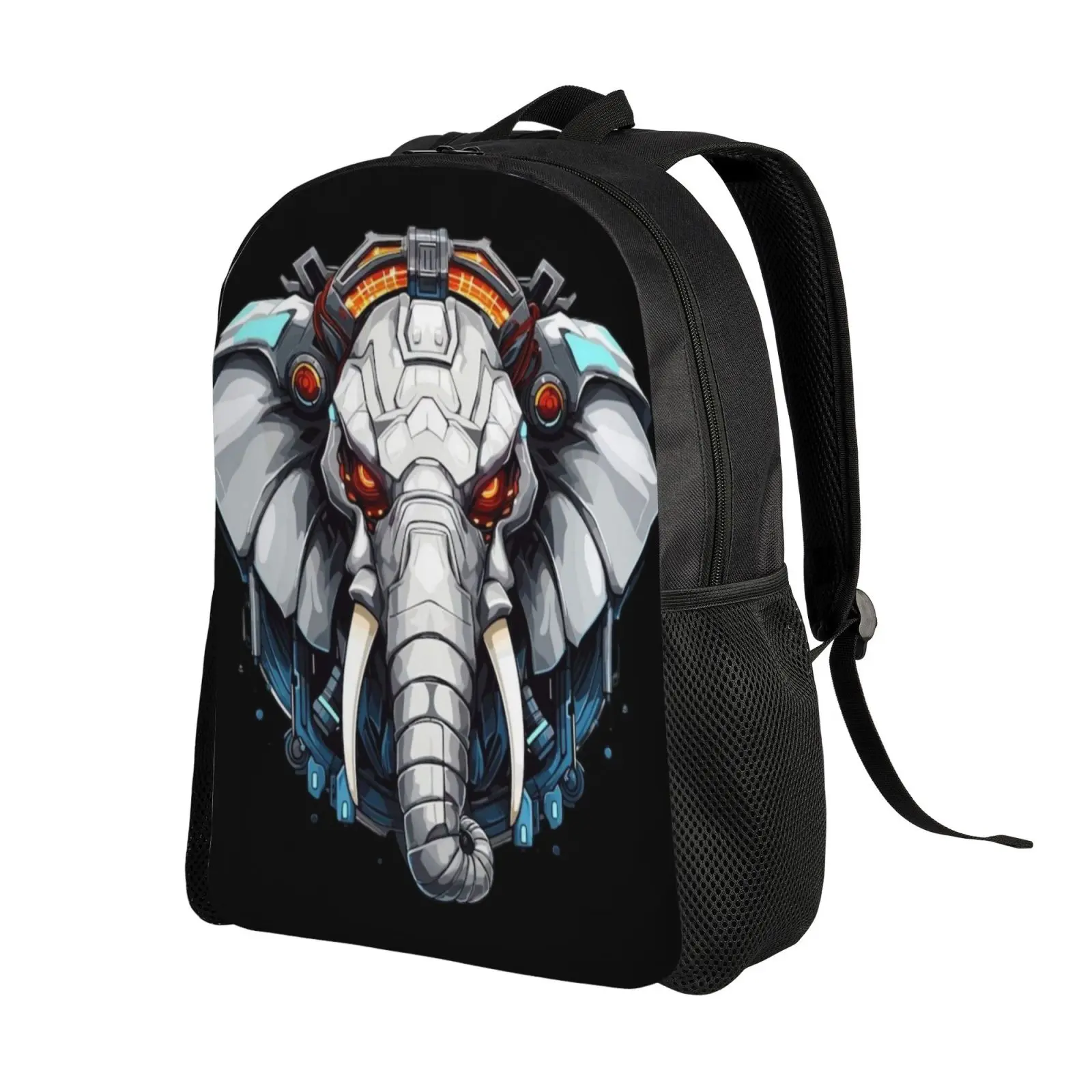 elephant All Over Print Water Resistant Laptop Backpack for 15 inch Laptop iPad