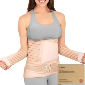 [Recovery Essential] KeaBabies Revive 3-in-1 Postpartum Recovery Support Belt - Speed Up Healing and Support Your Core - Perfect for Daily Recovery and Posture