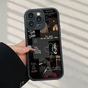 Phone case:  Mecca Holy City Love Puzzle Cartoon Hot-Selling Creative Vintage 2D Pattern, New Celestial Eye Staircase Protective Case, Simple Fashion Fun Personality Trend Unisex Gift Phone Case