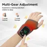 Electric Heating Wrist Brace, Warm Compression Wrist Support, Massage Vibration Wrist Protector, Three Modes, Rechargeable Heated Wristband, Wrist Wraps, Cordless Wearable Wrap, Ideal Gift