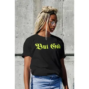 BUT GOD | Yellow Highlighter - Adult T-Shirt