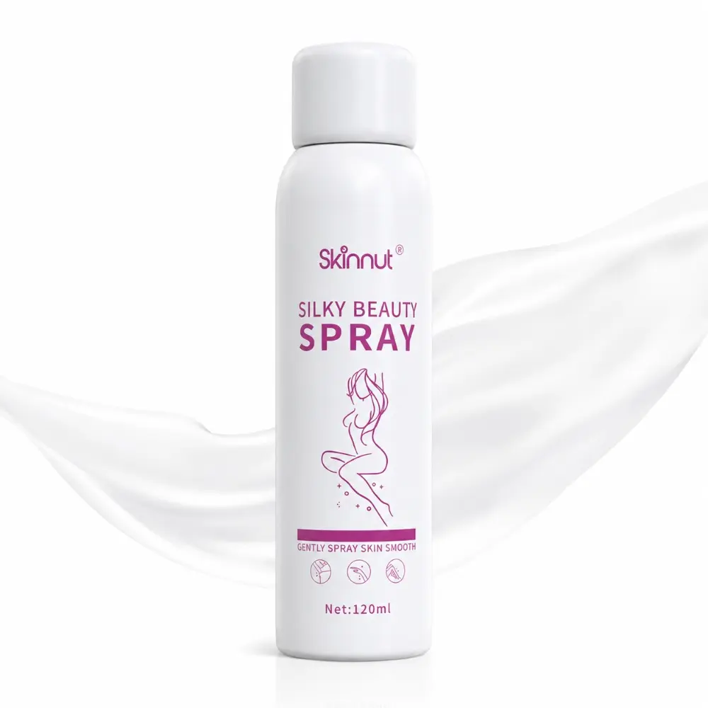Skinnut Hair removal mousse spray, Designed for Sensitive Skin, Unisex Gentle Formula,  Body hair remover for women,Painless hair removal