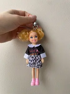 New Princess Doll Keychain, Curly Hair Doll Backpack Decoration, New Year Gift Car Hanging Ornament, Bag Charm Accessory