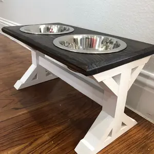 Large Raised Dog Feeder