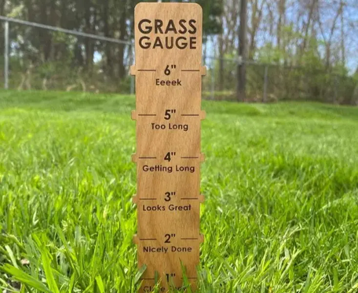 Grass Gauge| Funny Grass Marker| Father's Day Gift| Dad Jokes| Gifts For Dad| Ultimate Lawn Tool | Perfect Gift for Dad | Father's Day