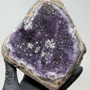 7.0” inch Amethyst Cluster Specimen Cut base freefom sculpted specimen