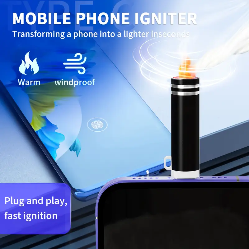 KYEIRYY Traditional High-Quality Tungsten Wire Lighter - Mini Keychain Design, Lightweight, Easy to Store, Travel Essential Lighter Accessory