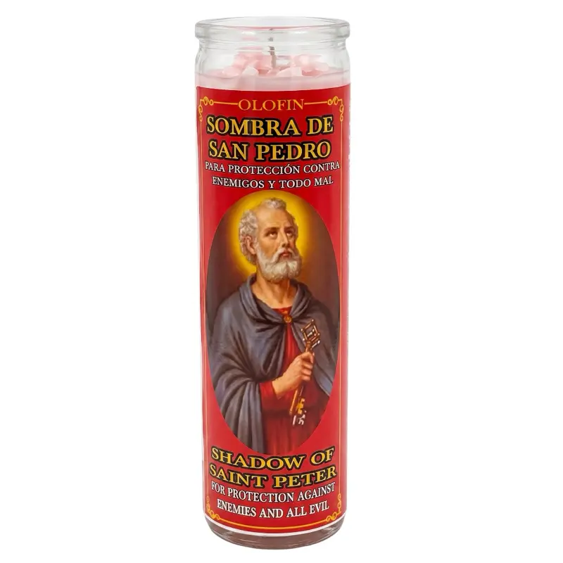 Sombra De San Pedro (Shadow Of Saint Peter) Prepared Ritual Candle Perfumed