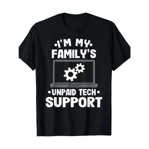 I Am Free Technical Support from My Family, Funny Computer Engineer T-shirt