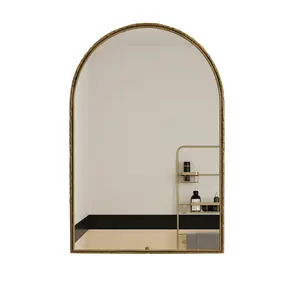 Gold Arched Wall Mirror – Shatterproof