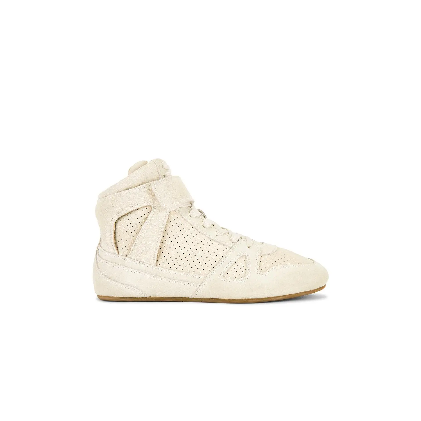 Isabel Marant Senny High Sneaker in Chalk