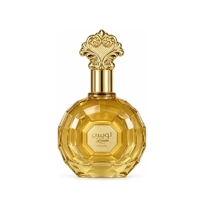ZAKAT Louise Parline Women's Luxurious EDP - 100mL (3.4oz, 3 to 3.9 fl oz) Scented Perfume Bottle with Irresistible Sweet Warm Caramel, Praline Musk, Vanilla, Sugar, Honey Blend, Dessert Scent, Candy Fragrance & Lingering Aroma