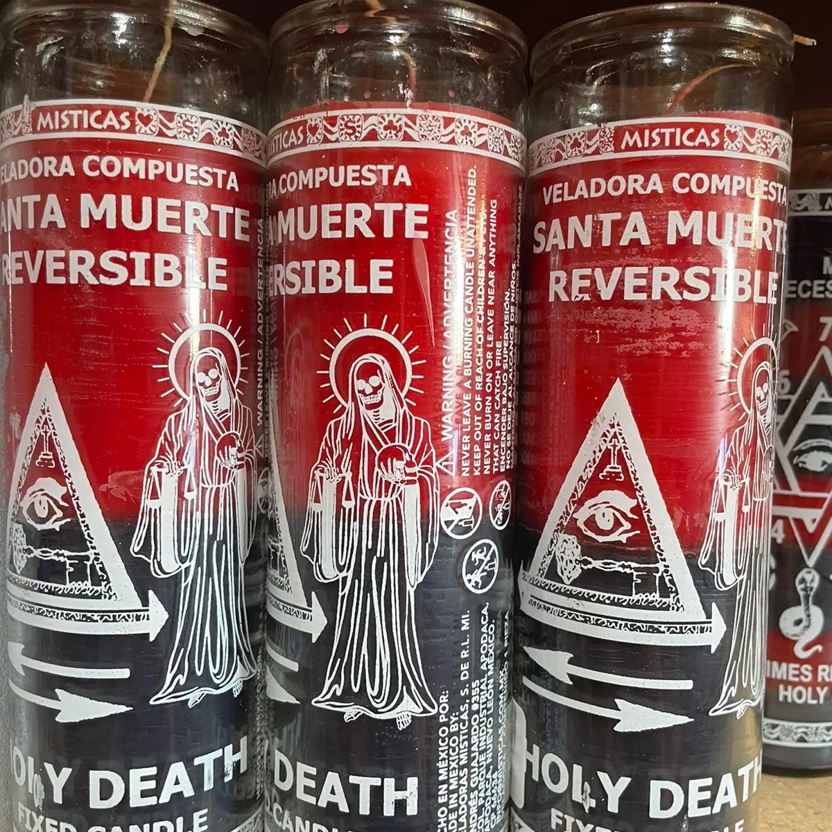 Holy death reversible candles bundle