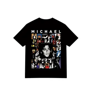 100% Cotton Casual Style T-Shirt Michael Jackson Collage Iconic Moments Design For Music Lovers And Fans Perfect For Everyday Wear And Summer Season Ideal Gift For Michael Jackson Admirers And Pop Culture Enthusiasts