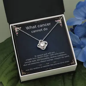 Cancer Survivor Gift Gift For Cancer Patient Breast Cancer Survivor Necklace After Chemo Mastectomy Cancer Fighter