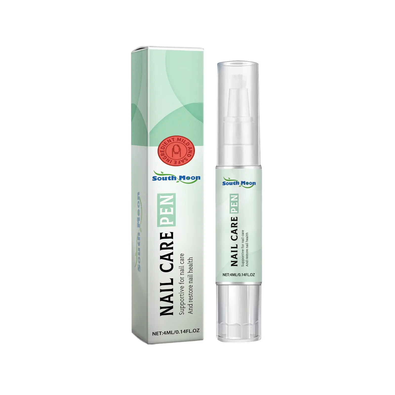 South Moon Gray Nail Care Pen, Gently Nourishes Fingernails, Cleans And Brightens Nails And Thickens Nails