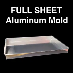 Full Sheet Aluminum Baking Mold, Durable  Aluminum Mold for Home Baking, Cake Baking