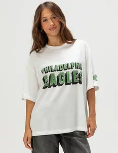 JUNK FOOD Philadelphia Eagles Halfback Womens Jersey Tee