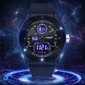Men's Tactical Sports Watch Dual Display Analog Digital Chronograph Waterproof Shock-Resistant Luminous Hands Perfect for Outdoor Adventure & Daily Wear High Performance Men's Wristwatch tiktokshopspringglowup