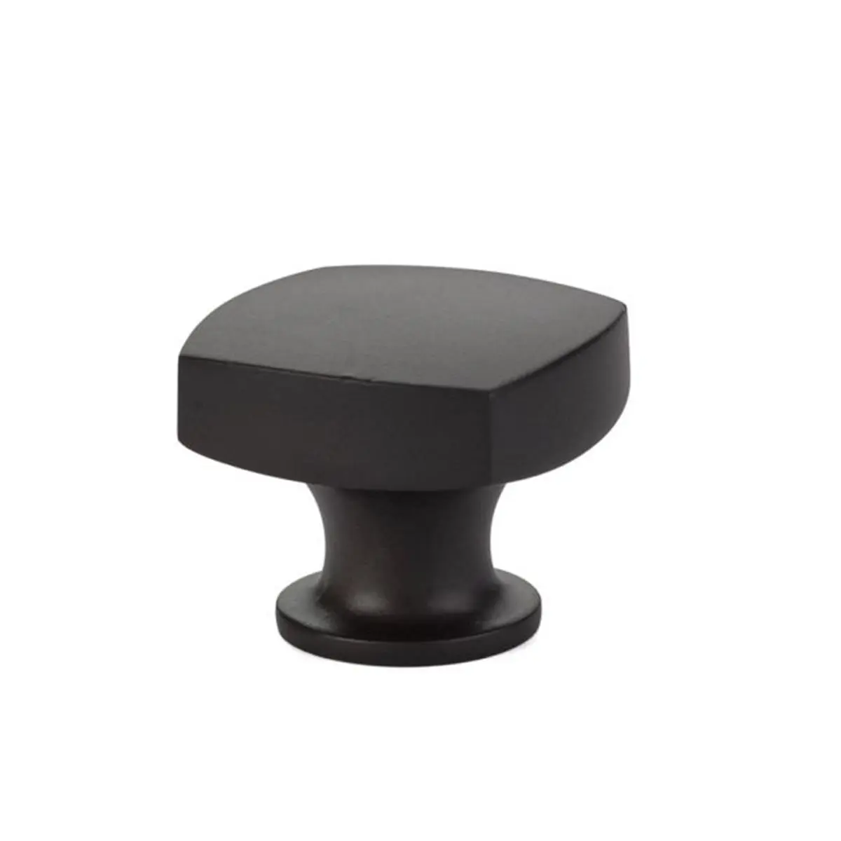 1.5 in. Freestone Cabinet Knob, Flat Black
