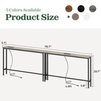 5.7 x 39.4 x 29.7, Oak, Set of 2