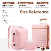 Pink 3pcs set 24inch