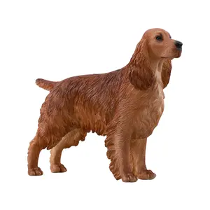 JXK Cocker Spaniel Figurine with Intricate Details Unique Collectible Art Piece Modern Interior Decor for Dog Lover’s Collection