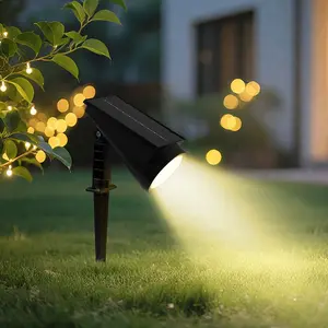Solar Powered 9LED Garden Light, Outdoor Garden Light, Color Changing Tree Light, Projector Light for Outdoor Decoration