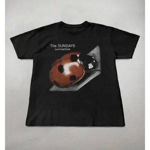 The Sundays T-shirt Retro Graphic Tees 90s Band Tees Minimalist Round Neck Design Premium Fabric Quality Unisex Cute Shirts Gifts for Her