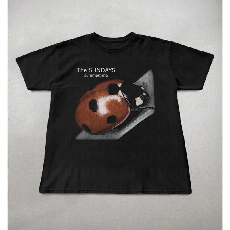 The Sundays T-shirt Retro Graphic Tees 90s Band Tees Minimalist Round Neck Design Premium Fabric Quality Unisex Cute Shirts Gifts for Her