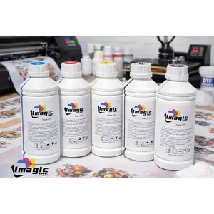 Imagic DTF Ink for DTF Textile T-shirt Printer for Epson xp600 dx5 dx6 all colors CMYK + White 1000ml Bottle 1L Bottles