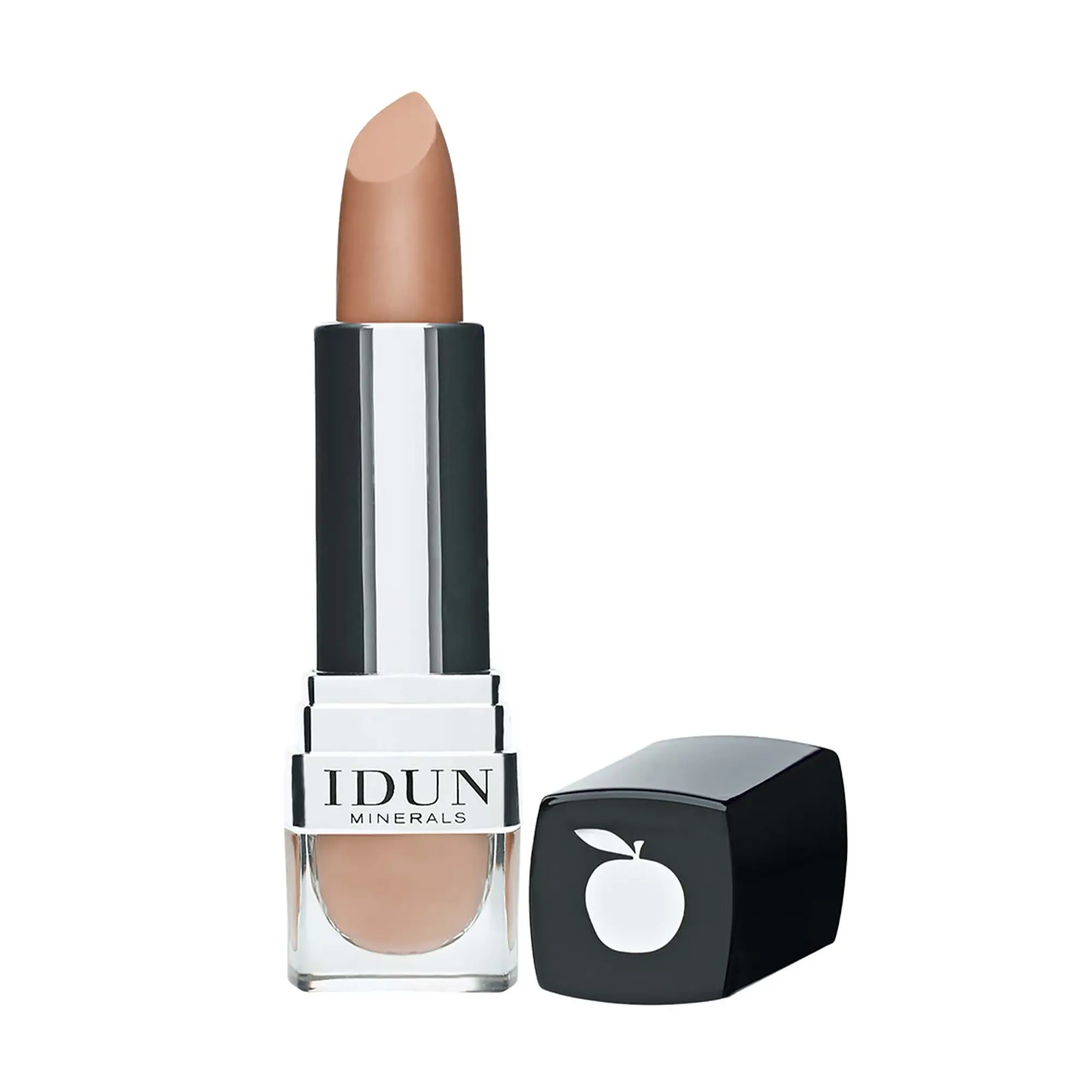 Matte Lipstick - 101 Hjortron by Idun Minerals for Women - 0.14 oz Lipstick Rosewood Lip Glow Oil