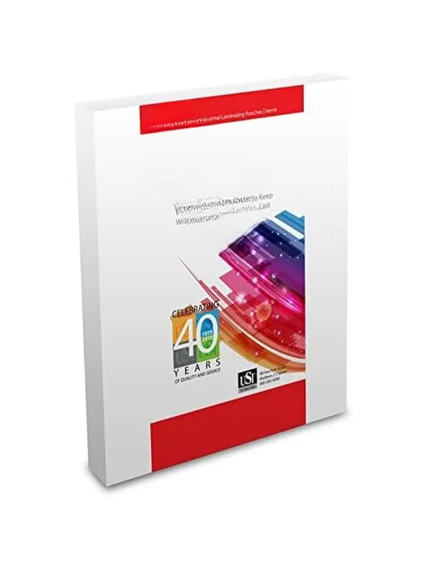 USI  Thermal (Hot) Laminating Pouches/Sheets, Legal Size, 10 Mil Thick, 9 x 14.5 Inches, Clear Gloss, 50-Pack