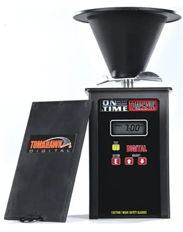 212 MAIN Tomahawk VL Feeder 49000 (Feeder Only) - Robotic Bird Feeding Dispenser with Automatic Feeding, Programmable Timer, Reliable Timing