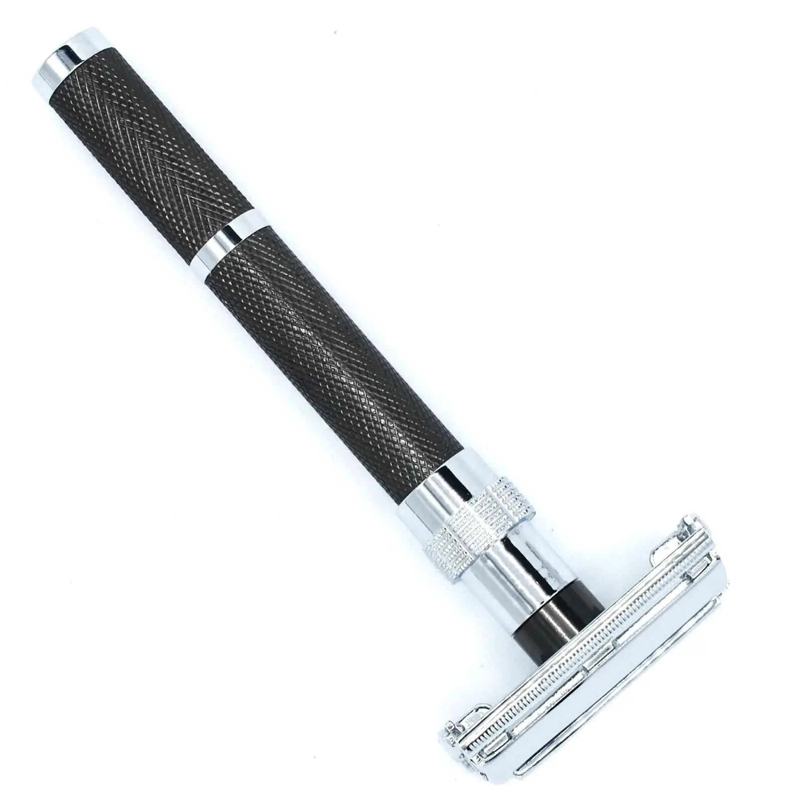 Parker 96R Chrome Double-Edge Butterfly Open Safety Razor with 5 Parker Blades for Smooth Shaving (Beauty & Personal Care, Hair Removal Tool)