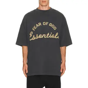 Fear of God ESSENTIALS Training 90's Short Sleeve Tee in Faded Iron Grey