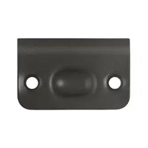 212 MAIN Deltana SPB349U10B Solid Brass Strike Plate, Solid Construction, Compatible with Ball Catch & Roller Catch, Oil Rubbed Bronze (Sailing & Water Sports Use)