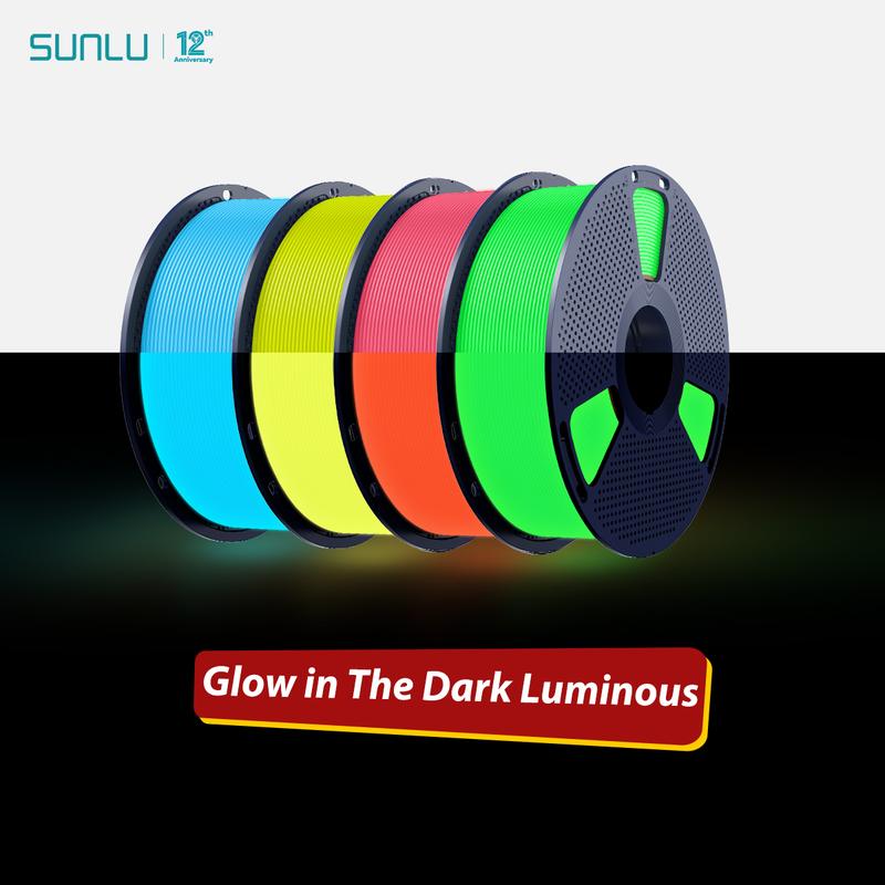 SUNLU Aesthetic Filament | PLA, PETG Series | Silk, Transparent, Rainbow/Multi-Color/Marble/Wood/Glow in the dark | Everything you desire is available