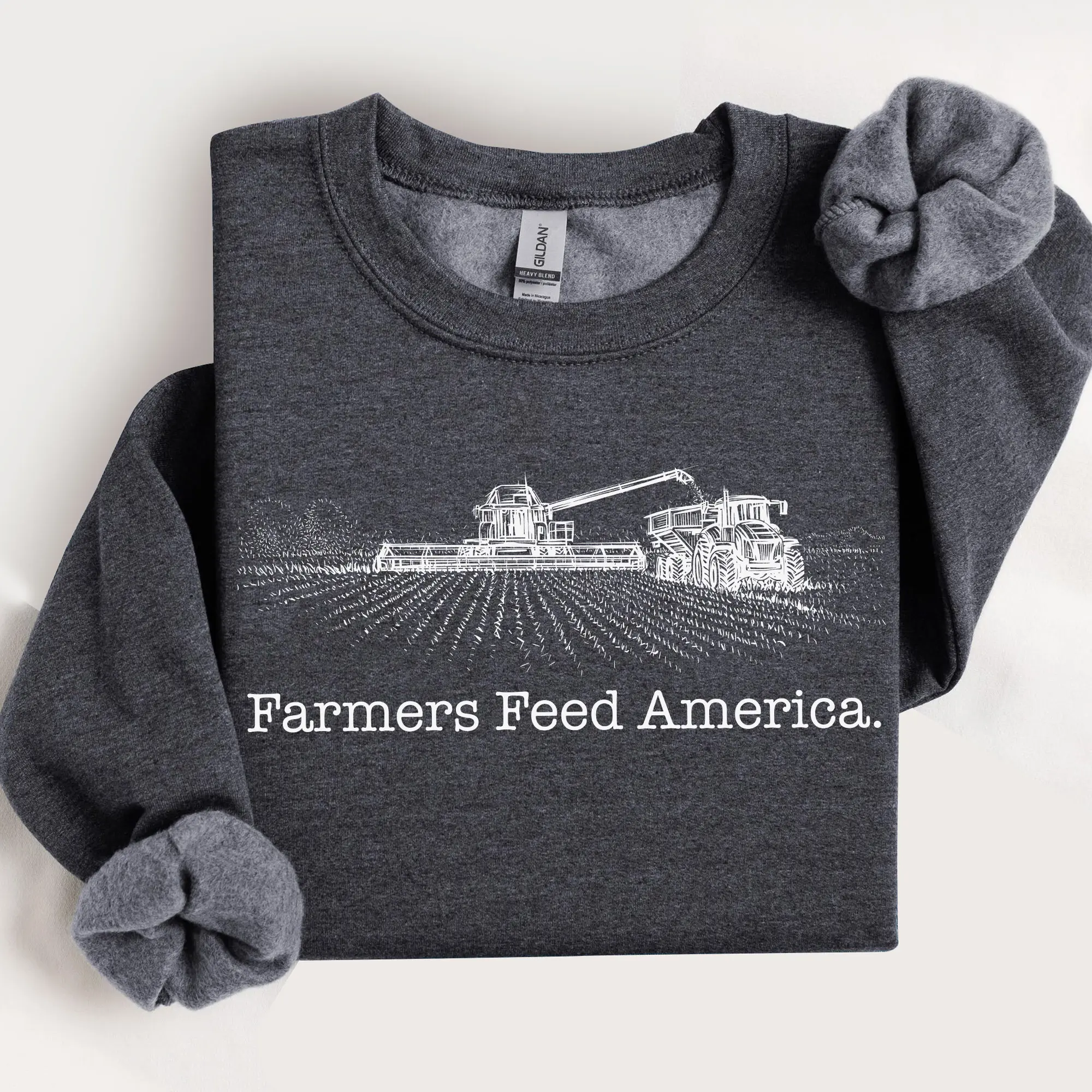 Farmers Feed America Sweatshirt, Support Local Farmers Sweatshirt, American Farmers, Farming Sweatshirt