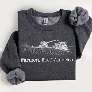 Farmers Feed America Sweatshirt, Support Local Farmers Sweatshirt, American Farmers, Farming Sweatshirt