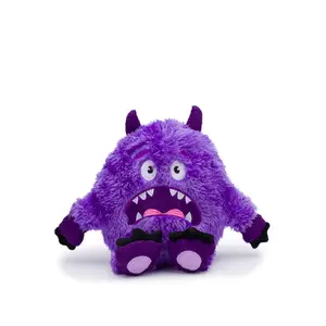 Fluffy Medium Purple Monster