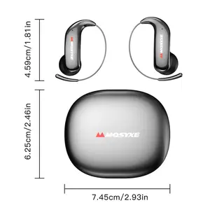 YQ20 Bluetooth Earbuds - In-Ear Wireless Headset, 6.1 Audio Electronic Device, Multi-Language Support, iOS & Android Compatible, Ideal for Travel & Business Use