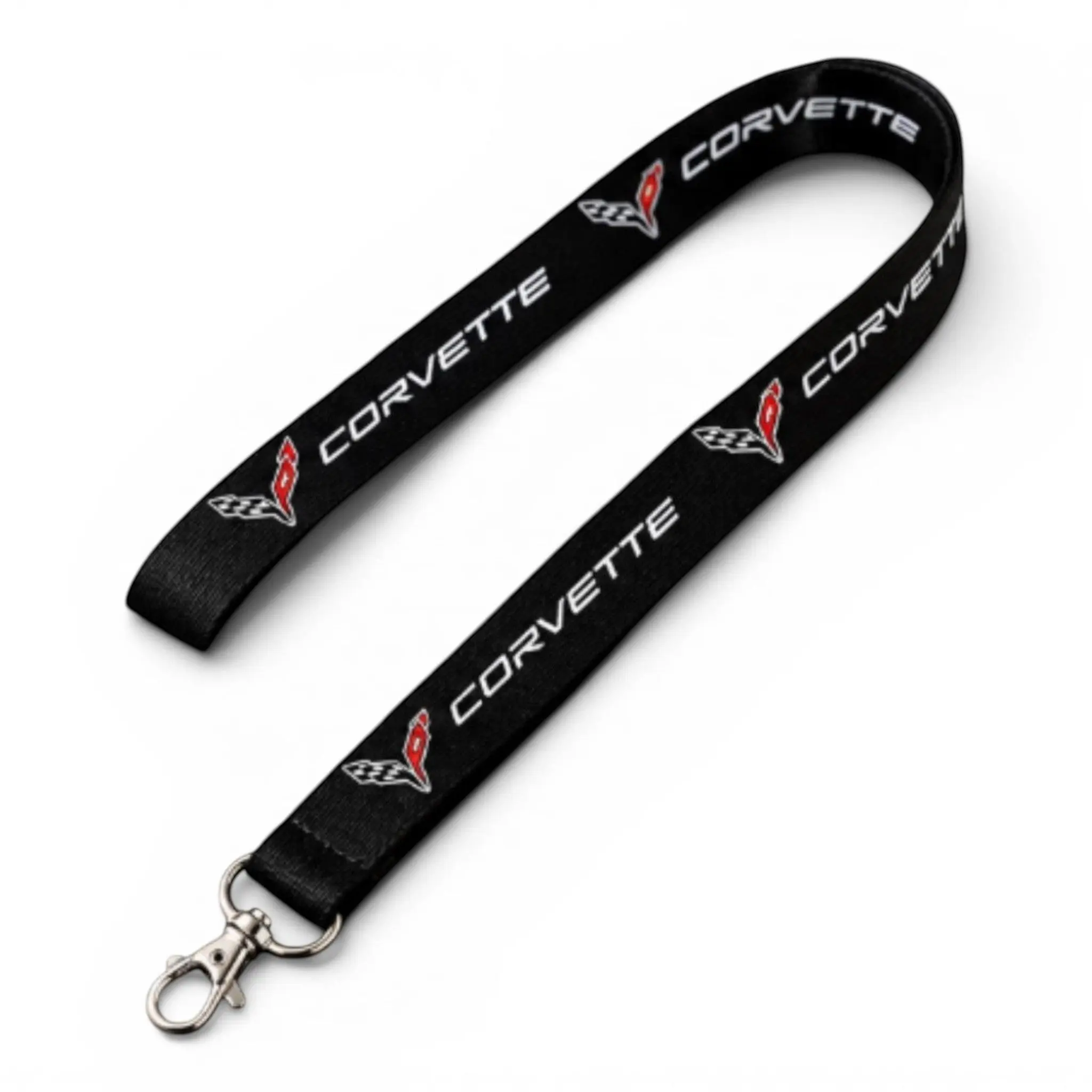 Corvette Logo Neck Lanyard Accessory, Lanyard for Keys, Ideal for Car Enthusiasts