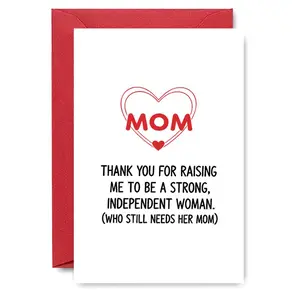 1PC Cute Mom Birthday Card, Heartfelt Greeting Card, Inspirational Greeting Cards, Positive Message Card for Mom, Celebration Card, Special Occasion, Cute Design, Floral Theme, Perfect for Mom, Gifting to Mom