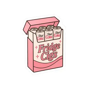 Fridge Cigs Decal