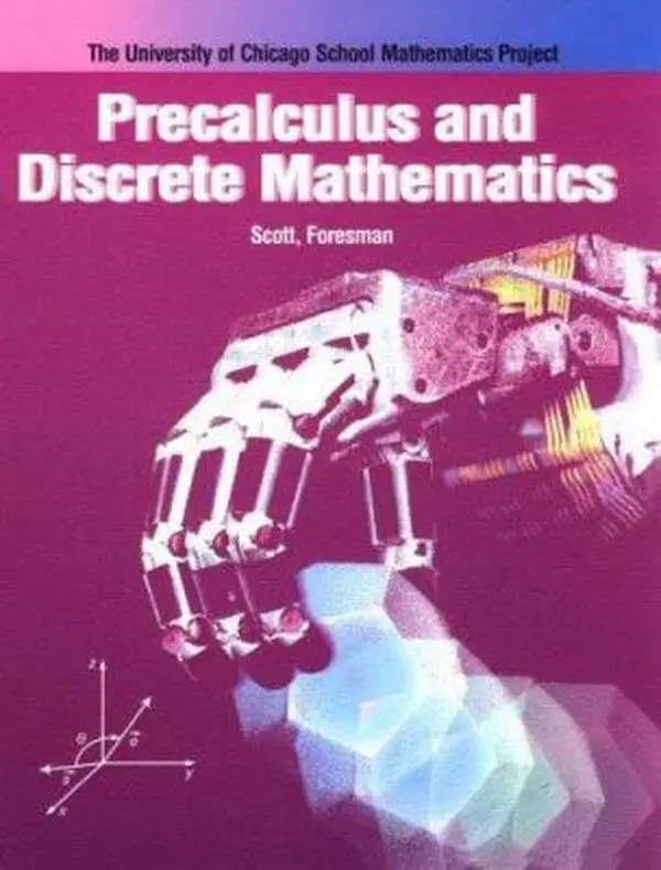 Used Precalculus and Discrete Mathematics Math Book - Anthony Peressini, Hardcover, English, Like New, 906 Pages, 4.2 lbs, Ideal for Students